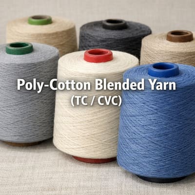 Poly-Cotton Blended Yarn TC CVC — Yaakan Chemical Fiber
