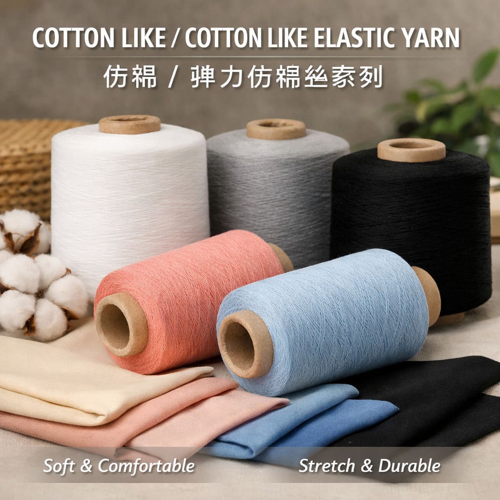 Cotton Like Elastic Yarn