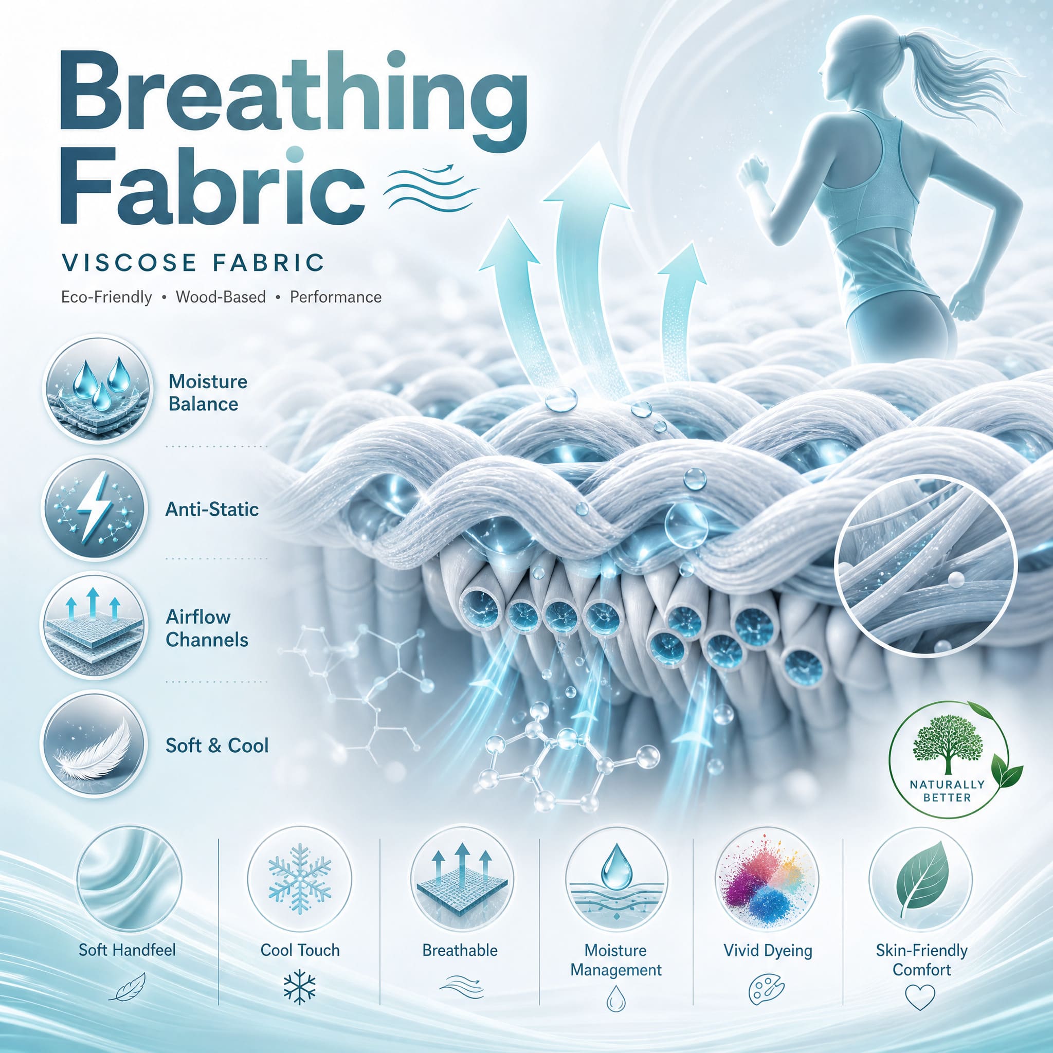 Viscose breathing fabric — why viscose is called the breathing fabric