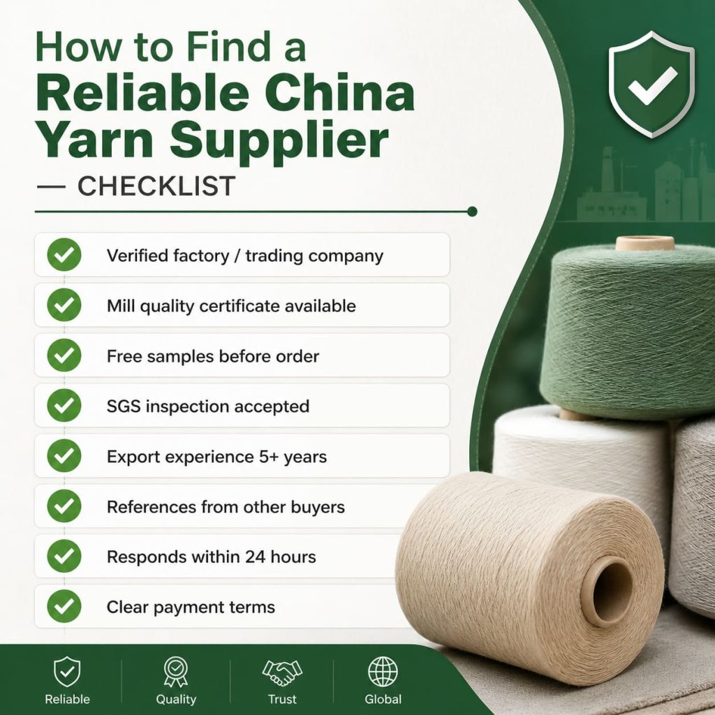 How to Find a Reliable China Yarn Supplier — 8 Verification Steps | Yaakan