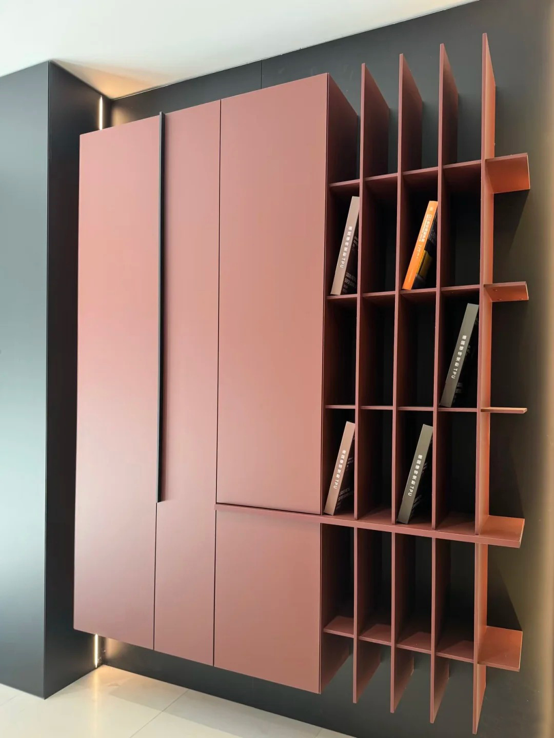 High pressure laminate panels used in a modern interior space — a downstream application of polyester nonwoven fabric