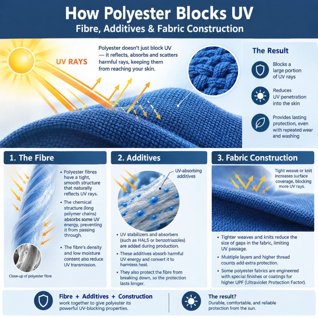 UV-Protection Polyester Yarn — UPF Ratings & Anti-UV Fabric Guide
